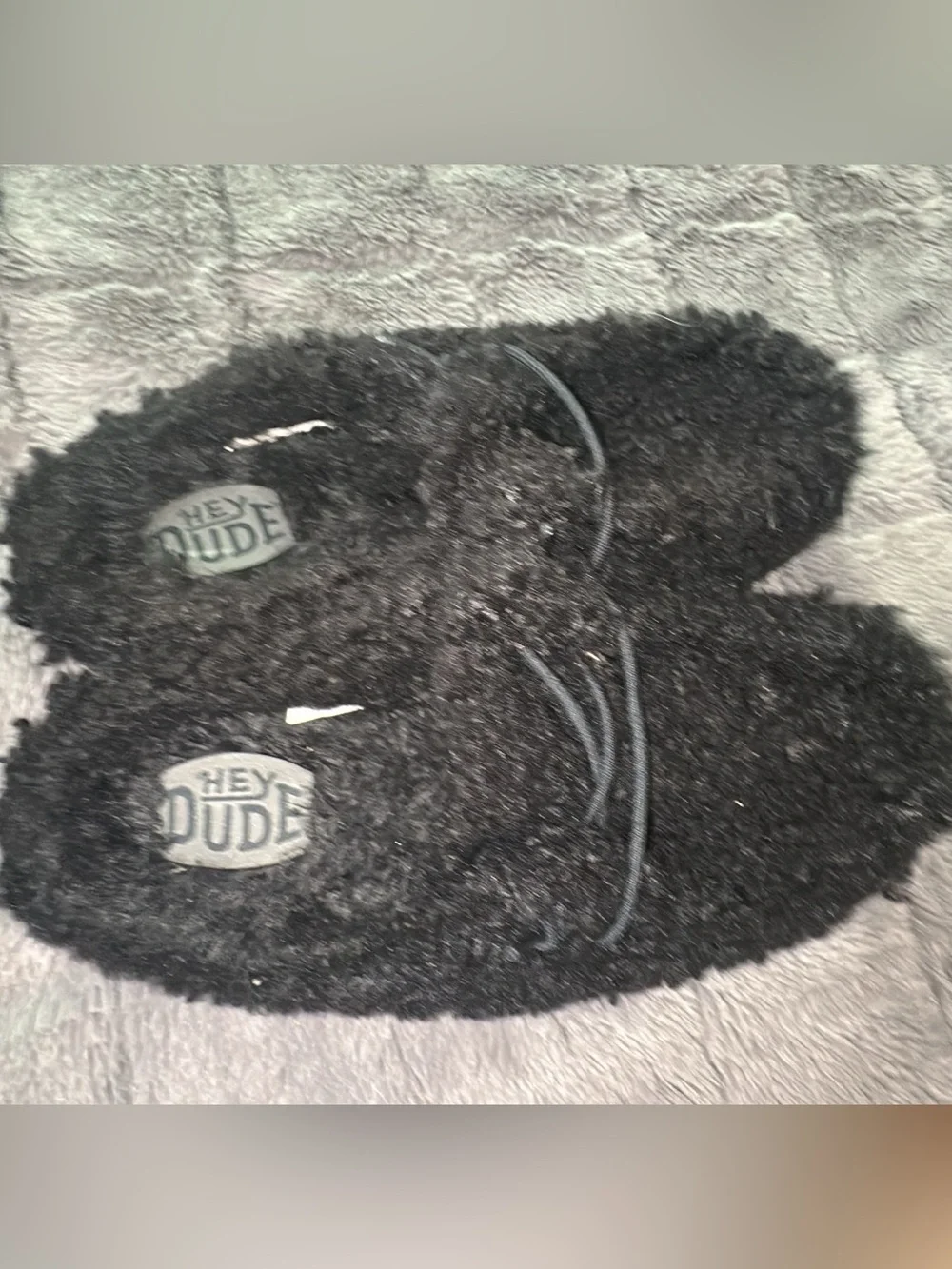 HEYDUDE Wendy Slipper - Cozy Black. (Shoes26) - Picture 6 of 6